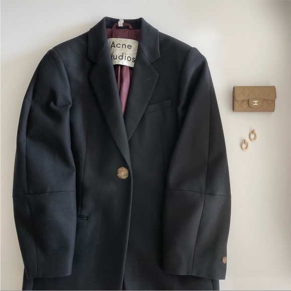 Acne Studios Single Breasted Coat - Picture 2 of 5